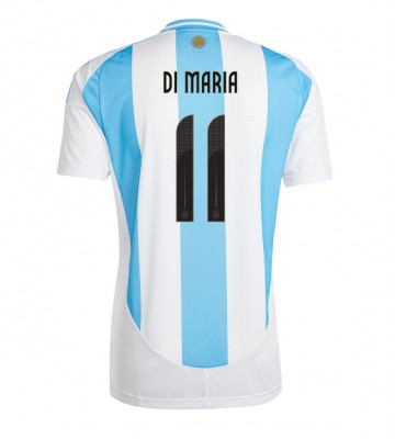 Argentina Angel Di Maria #11 Replika Hjemmebanetrøje Copa America 2024 Kortærmet